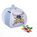 Baseball Paper Bank with Mini Bag of Jelly Bellies